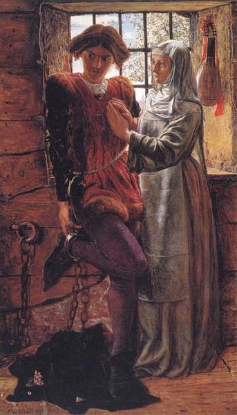William Holman Hunt Claudio and Isabella oil painting image